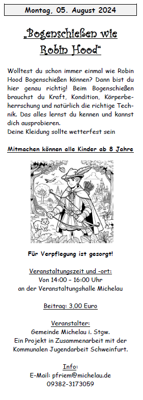 Bogenschießen wie Robin Hood